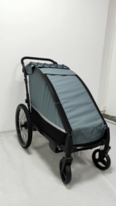Dog Bike Trailer and Pet <b>Stroller</b>-Aluminum Alloy Frame Independent Suspension 20 inch Air-Filled Tires 45-50kg Max Load - Product Image 4