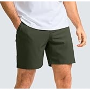Men's light blue solid shorts Quick dry board shorts Drawstring waist swim trunks Casual mid rise - Product Image 2