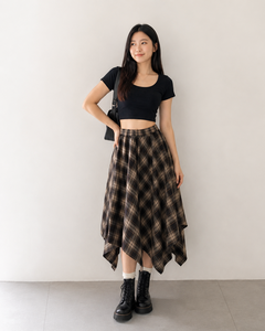 Kilt écossais pour femme en flanelle, style jupe portefeuille, motif tartan Royal Stewart, vente en gros 2026 - Product Image 5