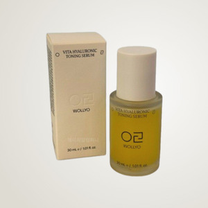 Suero facial coreano WOLLYO K-Beauty Vita Hyal Toning Serum 30ml Hecho en Corea Amarillo / Dorado Vitamina C Unisex - Product Image 3