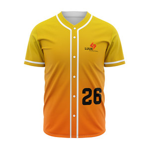 Maillot de baseball entièrement sublimé en gros, personnalisable avec logo, nom et numéro, respirant, séchage rapide, uniforme en polyester - Product Image 5