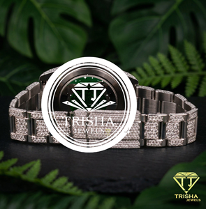 Elegante Reloj de Hombre con Incrustaciones de Diamantes, Correa de Acero Inoxidable de Lujo y Fabricación Premium - Product Image 2