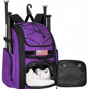 Mochila de Béisbol y Sóftbol Bagnex de 60L con Compartimento para Zapatos y Soporte para Casco, Impermeable, de Poliéster, para Jóvenes - Product Image 2