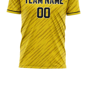 <b>Hot</b> Selling Unisex Short Sleeve Soccer Jersey 100% Polyester Breathable Quick Dry High Quality Custom Logo Name Printing - Product Image 2