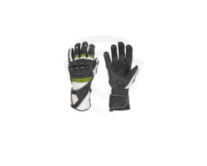 Gants de moto en cuir personnalisés pour l'hiver, à doigts entiers, pour la course, compatibles écran tactile, antidérapants, imperméables, respirants, avec protection des articulations - Product Image 2