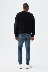 2025 High Quality <b>Jeans</b> <b>Men</b> Streets Styles Custom Logo Designer Brand Hip Hop Stretch Ripped Denim <b>Men</b> <b>Jeans</b> - Product Image 2