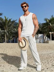 Waffle <b>Vest</b> for <b>Men</b> || <b>Men's</b> Tank Top Regular fit|| Sports Gym Tank Top - Product Image 3