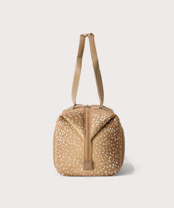 Sac de sport unisexe en PU, motif à pois, fermeture éclair, sangle réglable, résistant à l'eau, poignée souple, moins de 20L - Product Image 3