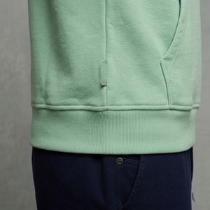 Sudadera con Capucha Extra Grande para Hombre, Color Verde Menta, Sudadera de Felpa Gruesa de Primera Calidad, Estilo Casual Urbano, Corte Holgado - Product Image 6