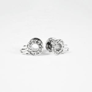 थोक स्टेनलेस स्टील बाहरी थ्रेड कान गेज बॉडी गहने के साथ बॉडी गहने शरीर गहने 8 मिमी-25 मिमी सुरंगों भेदी प्लग - Product Image 6