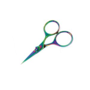 Ciseaux de pêche à la mouche en acier métallique revêtu de couleur titane, légers et durables, avec vis réglable - Product Image 6