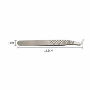 Pince à épiler de précision en acier inoxydable 12,5 cm à pointe lisse - Product Image 5