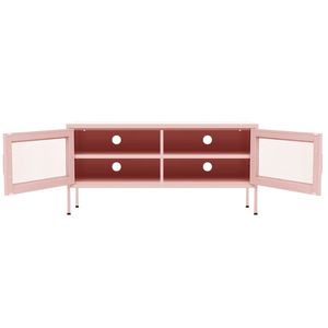 Supporto TV in acciaio rosa 41.3 \ "x13.8 \" x19.7 \ "dimensioni Design elegante e durevole - Product Image 6