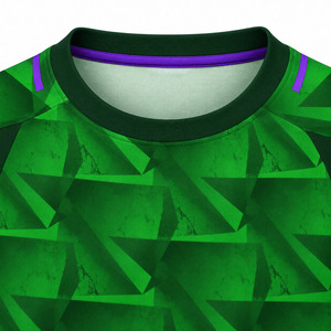 เสื้อฟุตบอลโพลีเอสเตอร์แบบสั่งทำรุ่นใหม่ล่าสุดปี 2026 ดีไซน์ตามต้องการ วัสดุทนทาน ขายดีที่สุด เสื้อฟุตบอลผู้ชาย OEM - Product Image 6
