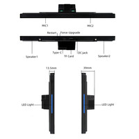 Interruptor Inteligente PoE Android con Pantalla Táctil IPS de 10 Pulgadas, Diseño Abatible para Hogar Inteligente y Automatización IoT en Hoteles, OEM