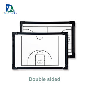 Tableau de tactique de basketball double face SYH effaçable à sec avec cadre en plastique et aluminium durable pour utilisation sur le terrain de sport - Product Image 2