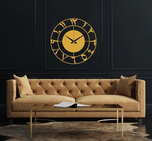 นาฬิกาแขวนผนังตัวเลขอาหรับสมัยใหม่ ทนทาน รูปทรงกลม ตัวเลขขนาดใหญ่ มองเห็นชัดเจน เหมาะสำหรับบ้าน ห้องครัว และพื้นที่ทำงาน จากอินเดีย - Product Image 6