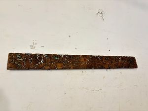 Panel de Madera de Teca Vintage con Grabado Fino en Relieve para Decoración de Pared en Hogar, Oficina, Sala de Estar, Comedor, Puerta y Dormitorio - Product Image 1