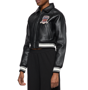 High Quality Custom Leather Avirex <b>Jackets</b> Spring Stand Hot Selling Streetwear Winter Waterproof Breathable Eco-Friendly OEM/ODM - Product Image 6