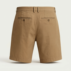 Shorts Bermuda Chino Décontractés pour Hommes, Anti-Plis, à Boutons, en Tissu Non-Tissé Uni, Style Golf, Coton Extensible Confortable, Marque Privée - Product Image 2