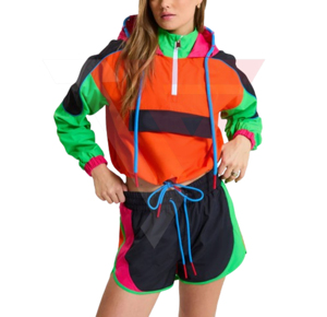 Premium Quality Packable Streetwear Windbreaker <b>Coat</b> Printed Solid Design Lightweight & Breathable for <b>Travel</b> Use - Product Image 6