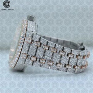 Charm Jewells Luxury Women's Stainless Steel <b>Watch</b> Tonneau Case Diamond Bezel Analog Quartz Movement 38mm Dial Fashion Bracelet - Product Image 3