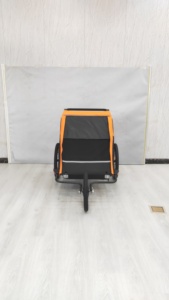 3-IN 1 Twin Baby Bike <b>Trailer</b> with Iron Frame & Water Resistant Fabric 35kg Payload for Outdoor Adventures - Product Image 6