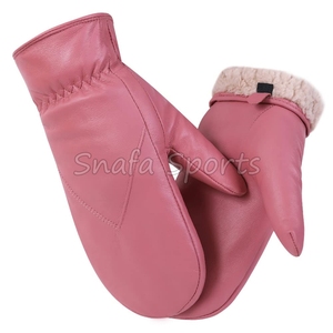 Mitaines en cuir véritable de qualité supérieure pour l'hiver, fabriquées au Pakistan, mitaines en cuir multifonctionnelles - Product Image 3