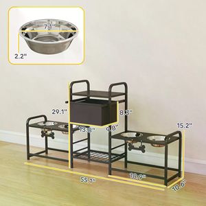 Ciotola da Viaggio 2-in-1 Portatile per Alimenti e Cibo per Cani e Gatti - Product Image 1
