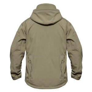 Premium Softshell <b>Jacket</b> Men's Black Waterproof Outdoor Windbreaker <b>Fleece</b> <b>Lined</b> Work Wind Resistant 4 Way Stretch Stand Front - Product Image 2