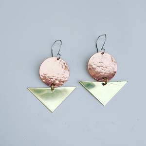 Bijoux de luxe écologiques de qualité supérieure, fabriqués à la main, modèle 6, en cuivre et laiton durables, pour les fêtes, design exclusif - Product Image 1