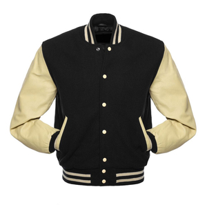 Chaqueta Deportiva Varsity de Béisbol con Diseño de Logotipo Personalizado, Chaqueta de Trabajo Estilo Letterman para Hombre - Product Image 3