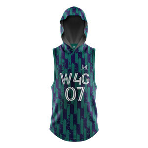 Maillots de football américain 7v7 pour adultes avec logo personnalisé, drapeau américain, 100% polyester, impression sublimée, nom de l'équipe sur le devant, respirant, taille plus - Product Image 4