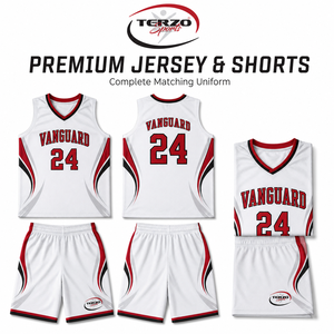 Ensemble Maillot et Short de Basketball Personnalisé Blanc Premium à Séchage Rapide par Sublimation – Tenue Sportive d'Équipe Personnalisée – Fournisseur d'Usine - Product Image 4