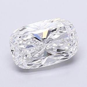 Pierre cultivée en laboratoire CVD de qualité VS2, finition excellente, pour usage en joaillerie, élégante, 1,48 carat, forme coussin longue, diamant non monté, couleur D. - Product Image 1