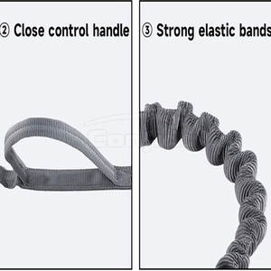 Laisse légère pour animaux de compagnie avec poignée souple, matériau durable et conception anti-emmêlement pour les promenades quotidiennes et les séances d'entraînement - Product Image 6