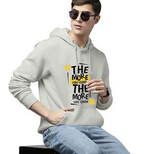 Vente en gros de sweats à capuche en molleton pour hommes, couleur unie, décontractés, respirants, coupe-vent, tricotés, avec logo personnalisé, 100% coton - Product Image 4
