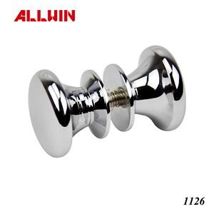 Poignées de porte modernes rondes en laiton et verre pour salle de bain, cuisine, chambre, salon, extérieur, hôtel, entrepôt, commode, tiroir, extérieur - Product Image 5