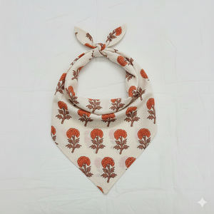 Proveedor de Ropa Tradicional India para Mujer, Tela de Algodón con Diseño Floral Cuadrado Decorativo - Product Image 6