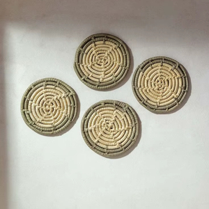 Unique Design Rattan Coaster Jute Coaster Rope Coaster Place Mats Woven Rattan Coaster Mats At very reasonable Price - Product Image 1