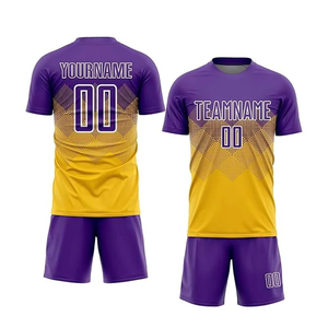 ชุดฟุตบอลแบบ sublimated รุ่นใหม่ล่าสุด ปี 2026  แบบสั่งทำพิเศษ แขนสั้น พร้อมโลโก้ด้านหน้า  ชุดทีมฟุตบอลส่วนตัว  100% สำหรับกีฬา - Product Image 1