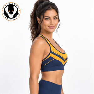 Sports Bra High Support Racerback Front Quick Dry Material Secure Fit Breathable Comfort for Women Running Fitness Training <b>Gym</b> - Product Image 2