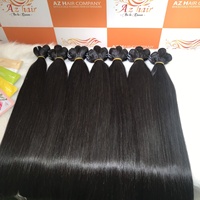 Extensions de cheveux naturels lisses Remy vietnamiens, qualité supérieure 12A, double trame machine, toutes couleurs, 8-34 pouces, 100g, prix abordable