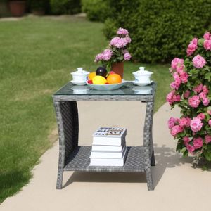 Tavolo da Caffè in Vetro Temperato Trasparente per Arredamento Esterno, Categoria Prodotti Tavoli - Product Image 2