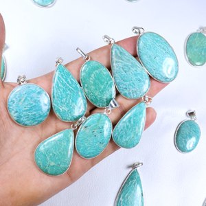 Colgante de Piedras Preciosas Mixtas de la Mejor Calidad al por Mayor, Chapado en Plata, Estilo Boho, Forma de Lágrima, para Fabricación de Joyería, Minoristas BISMILLAH GEMS BG-171 - Product Image 4