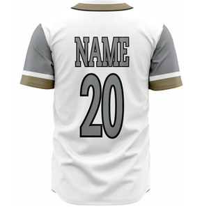 Camiseta de Béisbol Sublimada Personalizada con Estampado Frontal, Unisex, a Rayas, Absorbente de Humedad, 100% Poliéster, Ropa Deportiva, Manga Corta - Product Image 3