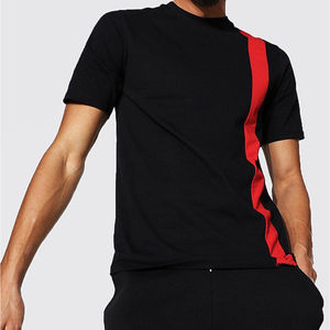 Conjunto de Camiseta y Pantalones Cortos de Terciopelo Casual para Hombre, de Alta Calidad OEM, Transpirable, de Secado Rápido, con Estampado, Cómodo para el Verano - Product Image 4