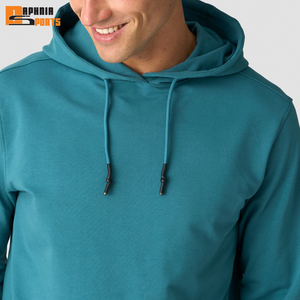Sudadera con Capucha Ligera Premium para Hombre, Color Liso, Estilo Urbano, con Logotipo Personalizado, Unisex, Informal - Product Image 2