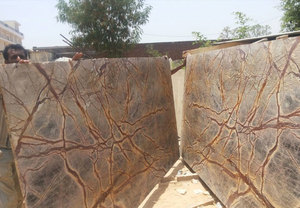 Bloc de marbre Rain Forest, finition naturelle, écologique, pour comptoirs de cuisine et dessus de meubles de salle de bain - Product Image 2