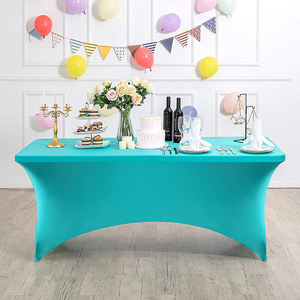 Nappe de Noël jetable imperméable et résistante à l'huile, style américain, carrée, rose, pour mariage et fête, vente en gros - Product Image 4